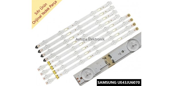 SAMSUNG UE43JU6070 Led bar, S_5JU6000_43_FL, BN96-38711A, BN96-38712A Panel ledleri